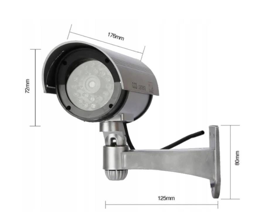 KAMERA ZEWNĘTRZNA wewnętrzna ATRAPA kamery dioda LED KAMERA ZEWNĘTRZNA wewnętrzna ATRAPA kamery dioda LED