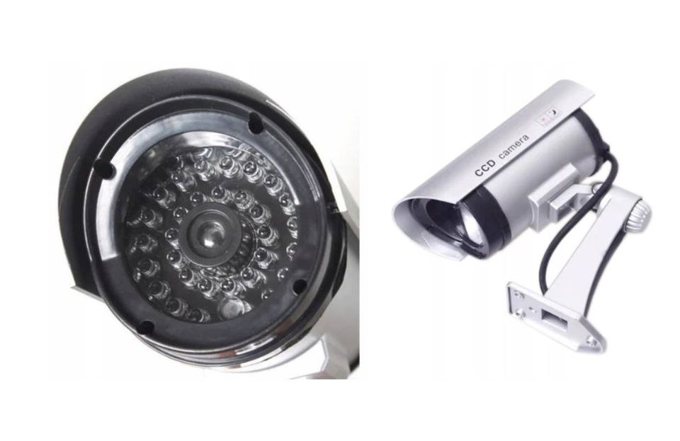 KAMERA ZEWNĘTRZNA wewnętrzna ATRAPA kamery dioda LED KAMERA ZEWNĘTRZNA wewnętrzna ATRAPA kamery dioda LED