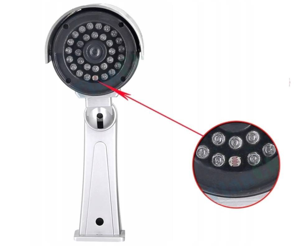 KAMERA ZEWNĘTRZNA wewnętrzna ATRAPA kamery dioda LED KAMERA ZEWNĘTRZNA wewnętrzna ATRAPA kamery dioda LED