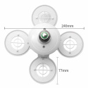 ŻARÓWKA LED SKŁADANA 36W UFO FOOTBALL ŻARÓWKA LED SKŁADANA 36W UFO FOOTBALL
