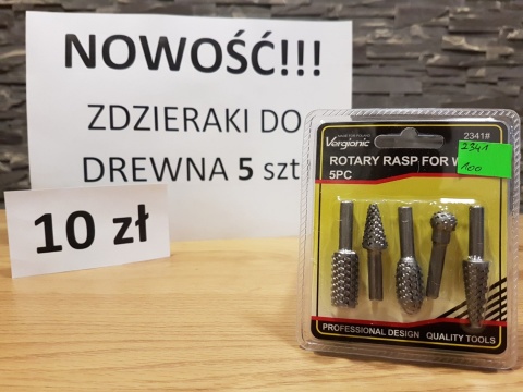 Zdzierak do drewna 5szt.