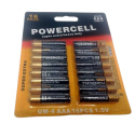 16x Bateria AAA POWERCELL Super Extra Blister 1.5V