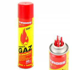 Gaz do zapalniczek paników gazowych Duży 300ml Tiross