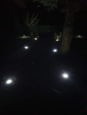 12 X LAMPKI SOLARNE 8LED DISK LIGHT GRUNTOWE OGRODOWE NAJAZDOWE