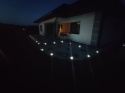 12 X LAMPKI SOLARNE 8LED DISK LIGHT GRUNTOWE OGRODOWE NAJAZDOWE