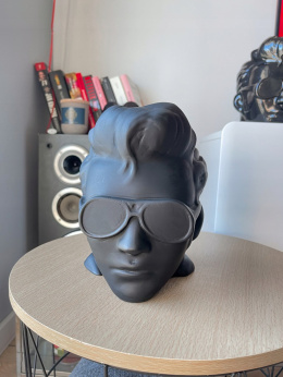 Doniczka osłonka organizer ELVIS PRESLEY czarna