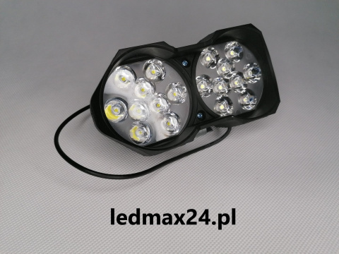 4 x LAMPA ROBOCZA HALOGEN 18LED 12V 48W Zespolona 4 x LAMPA ROBOCZA HALOGEN 18LED 12V 48W Zespolona