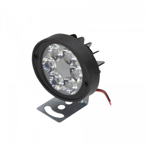 LAMPA HALOGEN LED 18W - 6 LED ZASILANIE 12V DO MOTOCYKLA QUADA HULAJNOGI LAMPA HALOGEN LED 18W - 6 LED ZASILANIE 12V DO MOTOCYKLA QUADA HULAJNOGI