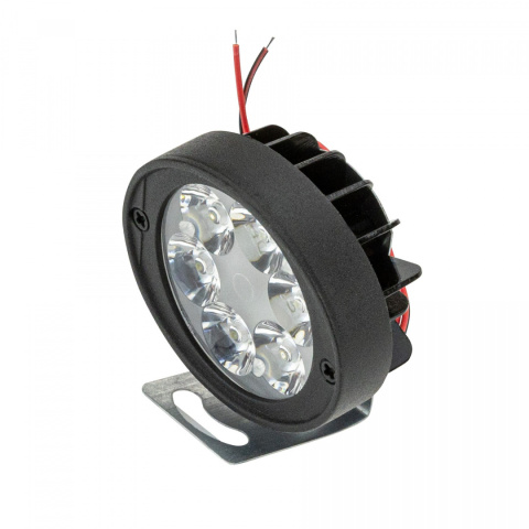 LAMPA HALOGEN LED 18W - 6 LED ZASILANIE 12V DO MOTOCYKLA QUADA HULAJNOGI LAMPA HALOGEN LED 18W - 6 LED ZASILANIE 12V DO MOTOCYKLA QUADA HULAJNOGI