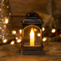 Świąteczna latarenka Lampion LED ruchomy płomień Znicz Dekor