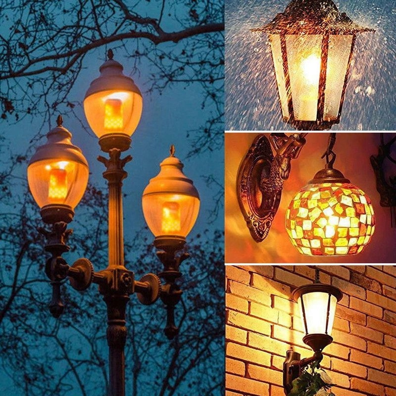 2 x Żarówka LED 9W Imitacja Ognia Płomienia E27 2 x Żarówka LED 9W Imitacja Ognia Płomienia E27