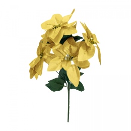 Kwiaty sztuczne GWIAZDA BETLEJEMSKA 45 cm złota
