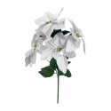 Kwiaty sztuczne GWIAZDA BETLEJEMSKA 45 cm srebrna