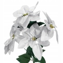Kwiaty sztuczne GWIAZDA BETLEJEMSKA 45 cm srebrna