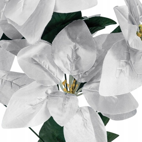 Kwiaty sztuczne GWIAZDA BETLEJEMSKA 45 cm srebrna