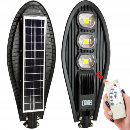 Lampa uliczna SOLAR z pilotem 150W + uchwyt