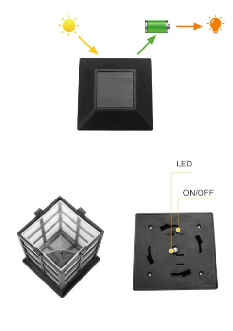 4 x MAŁY znicz solarny LAMPION NA GRÓB barwa zimna 4 x MAŁY znicz solarny LAMPION NA GRÓB barwa zimna