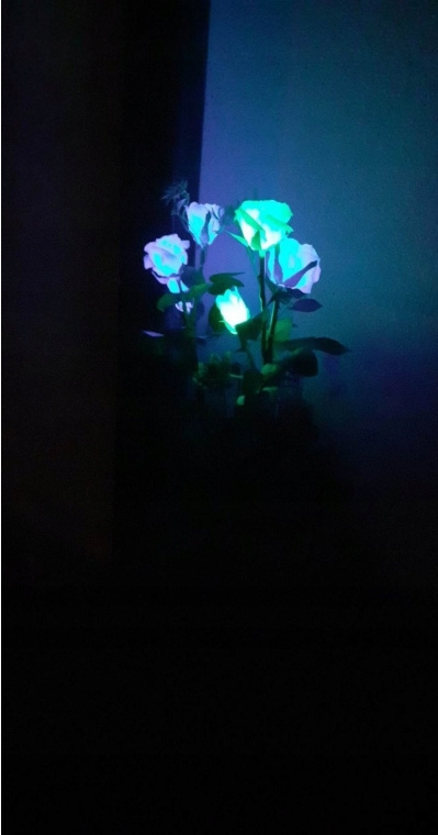 Lampa Solarna Wbijana RÓŻA LED Do Ogrodu Kwiat SOLARNY zmienia kolory RGB Lampa Solarna Wbijana RÓŻA LED Do Ogrodu Kwiat SOLARNY zmienia kolory RGB