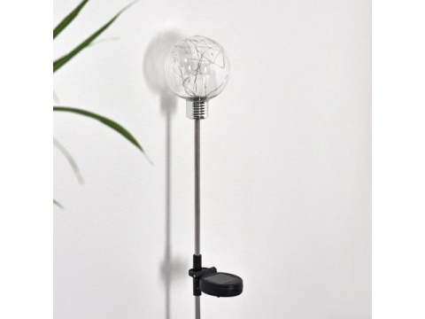 Lampa solarna ogrodowa kula RGB Druciki Mocna Barwa - 2szt Lampa solarna ogrodowa kula RGB Druciki Mocna Barwa - 2szt