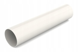 Rura 63mm do rynna BRYZA BIAŁA BIAŁY BIEL dł. 1 mb