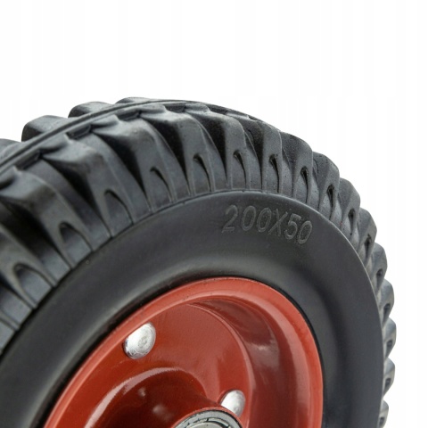 Zestaw 4 x Koło 8'' 200x50 2.50-4 do Wózka, Taczki, Maszyn Łożyska Pełne