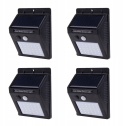 4 x Lampa solarna 20 LED z czujnikiem ruchu