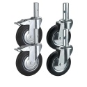4x zestaw kołowy Ø 160 mm (2x skrętny, 2x skrętny z hamulcem),Do Rusztowań