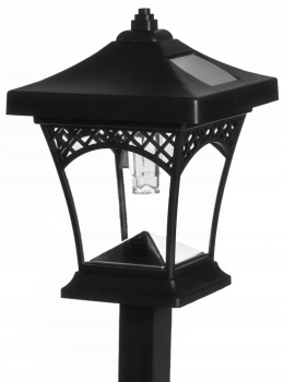 6x LAMPA SOLARNA LED OGRODOWA WBIJANA SŁUPEK LATARNIA LATARENKA ŻARÓWKA LED