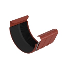 BRYZA STAL Złączka rynnowa 125 mm - CEGŁA CEGLASTY