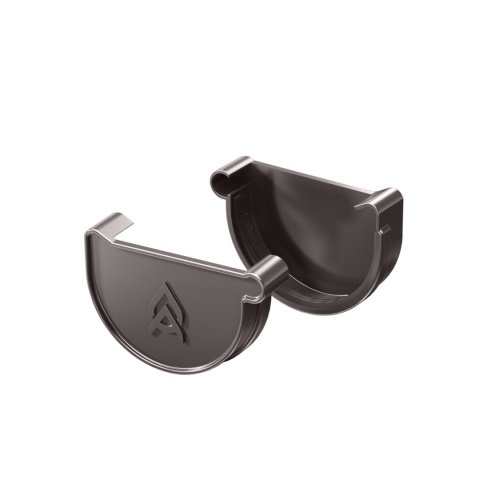 Denko rynny prawe 125 mm ProAqua Budmat, RAL 8019 Ciemny brąz