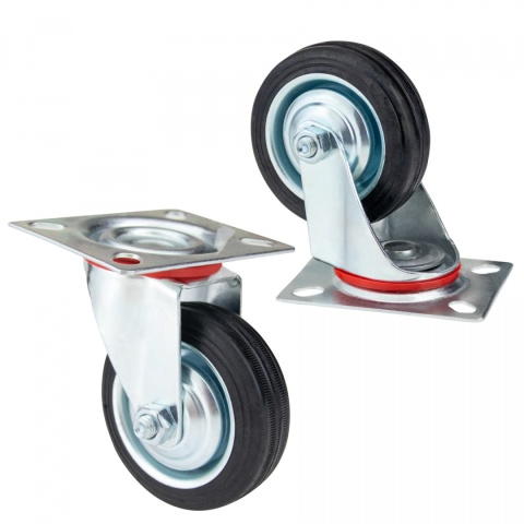 Zestaw 2 x KOŁO OBROTOWE 75mm