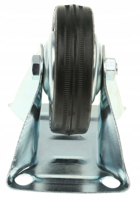 Zestaw 2 x Kółko stałe 75mm koło gumowe wózka