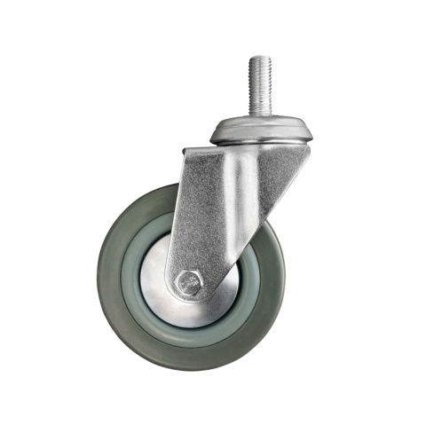 Koło Skrętne Bez Hamulca 50 mm 25 kg Mocowane Na Śrubę Niebrudzące Obrotowe Koło Skrętne Bez Hamulca 50 mm 25 kg Mocowane Na Śrubę Niebrudzące Obrotowe