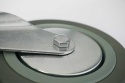 Koło skrętne z hamulcem 50 mm 25 kg Niebrudzące Cynkowane Ciche na Sróbę