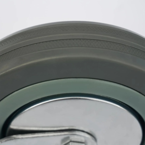 2 x Koło skrętne z hamulcem 50 mm 25 kg Niebrudzące Cynkowane Ciche na Srubę