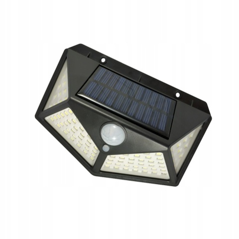 4 x LAMPA SOLARNA 100 LED KINKIET czujnik ruchu