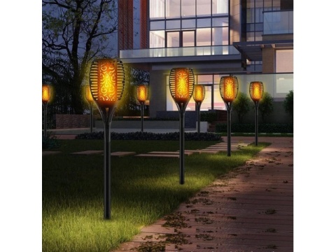 4 szt Lampa solarna ogrodowa LED Pochodnia 58 cm Duża