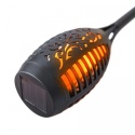 6 x Lampa solarna ogrodowa LED Pochodnia Płomień Imitacja 52 cm