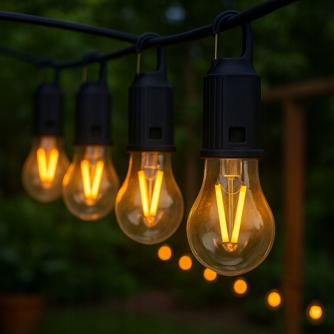 Lampa turystyczna żarówka USB-C Z Karabińczykiem OZDOBA KEMPING POD NAMIOT Lampa turystyczna żarówka USB-C Z Karabińczykiem OZDOBA KEMPING POD NAMIOT