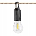 Lampa turystyczna żarówka USB-C Z Karabińczykiem OZDOBA KEMPING POD NAMIOT
