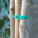 PŁASKIE OPASKI OGRODOWE DO SPINANIA ROŚLIN GAŁĘZI ZIELONE 17 cm 100 szt kpl