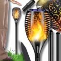 6 x POCHODNIA SOLARNA XXL LAMPA 77cm