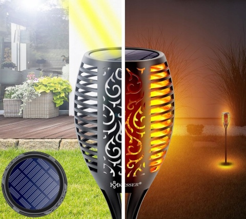 6 x POCHODNIA SOLARNA XXL LAMPA 77cm