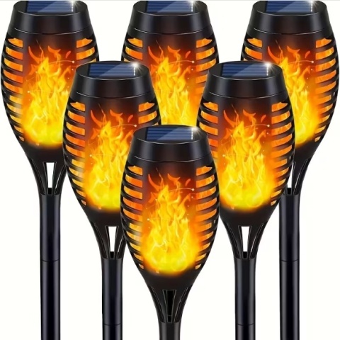 6 x POCHODNIA SOLARNA XXL LAMPA 77cm