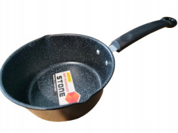 RONDELEK Rondel Ceramiczny GRANITOWY z Dziubkiem 1,2 l. Bardzo Dobra Stal