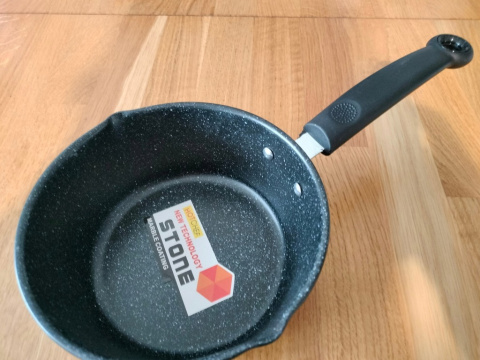RONDELEK Rondel Ceramiczny GRANITOWY z Dziubkiem 1,2 l. Bardzo Dobra Stal RONDELEK Rondel Ceramiczny GRANITOWY z Dziubkiem 1,2 l. Bardzo Dobra Stal