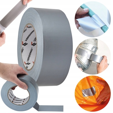 TAŚMA NAPRAWCZA MOCNA SZEROKA UNIWERSALNA SREBRNA ZBROJONA DUCT TAPE 20 m TAŚMA NAPRAWCZA MOCNA SZEROKA UNIWERSALNA SREBRNA ZBROJONA DUCT TAPE 20 m