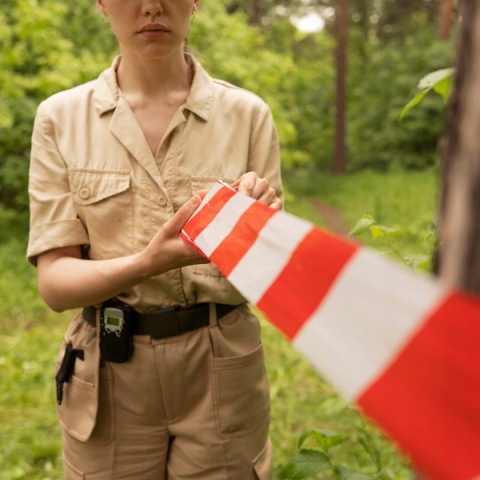 TAŚMA OSTRZEGAWCZA 50 mm x 100 m BIAŁO- CZERWONA NA DZIAŁKE ZWIERZYNE TAŚMA OSTRZEGAWCZA 50 mm x 100 m BIAŁO- CZERWONA NA DZIAŁKE ZWIERZYNE