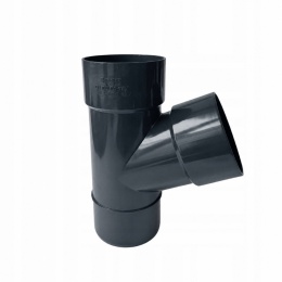 Trójnik 100/100/67st KACZMAREK GRAFIT PVC