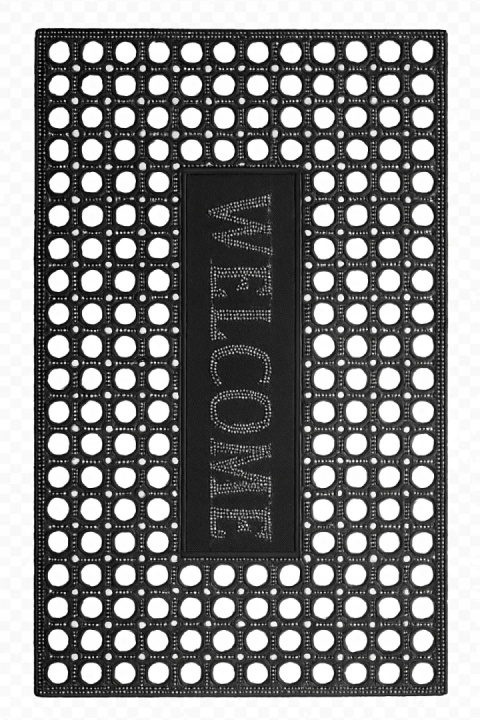Wycieraczka Welcome Wejściowa Gumowa Pod Drzwi 75x45cm Mocna Zmywalna Mata